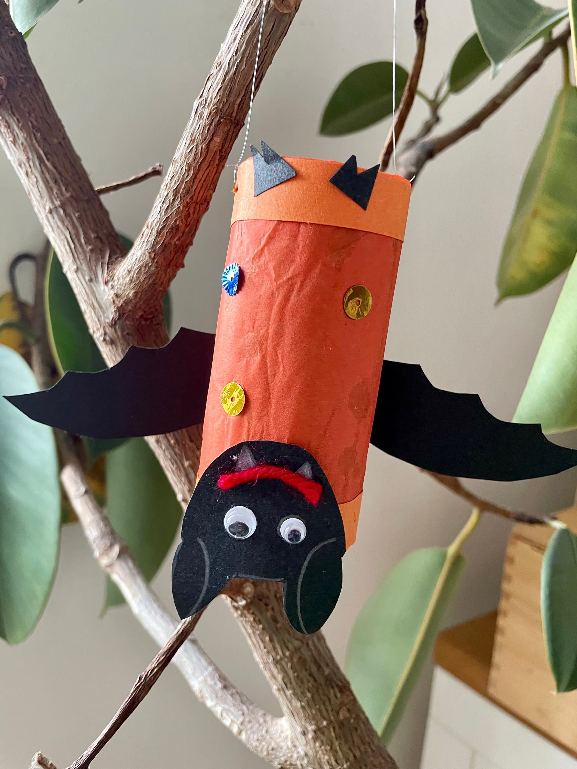 DIY-Herbstdeko Fledermaus